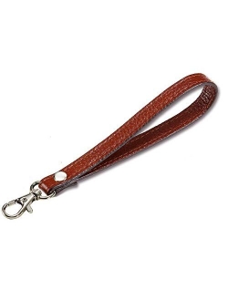 Wristlet KeyChain Strap for Wallets Bag Keys Phone Case Wristlet Strap Genuine Leather Strong&Sturdy