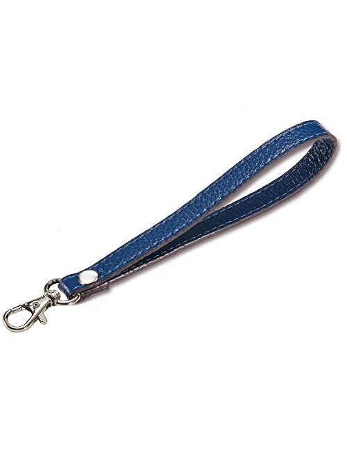 Wristlet KeyChain Strap for Wallets Bag Keys Phone Case Wristlet Strap Genuine Leather Strong&Sturdy