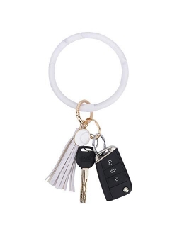 Tifanso Key Ring Bracelets Wristlet Keychain Bangle Keyring for Women