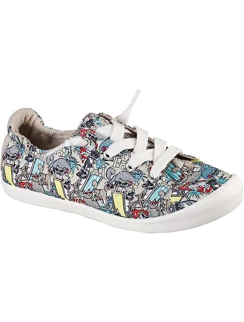 Skechers Women's Beach Bingo-Dog House Party Sneaker