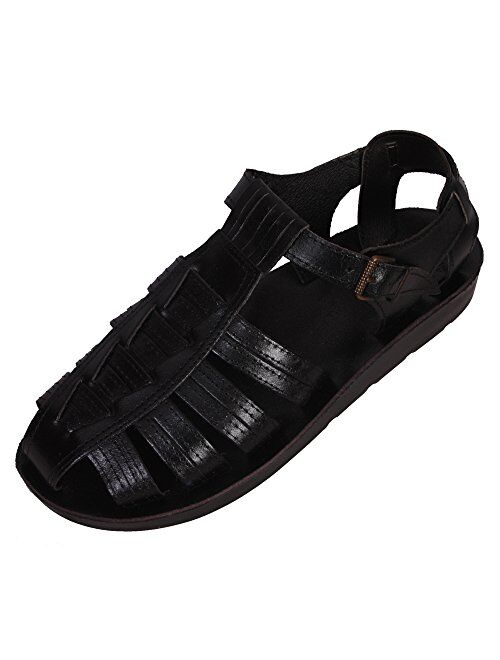 Jerusalem Men's Closed Toe Biblical Style 904 Leather Sandals