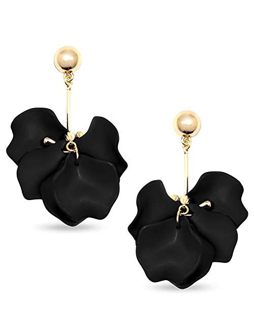 ZENZII Pastel Petals Painted Earring for Women