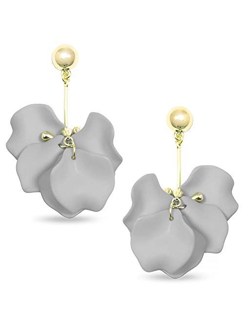 ZENZII Pastel Petals Painted Earring for Women