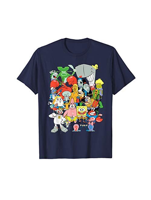 Spongebob Squarepants Cast Of Characters T-Shirt