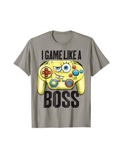 Spongebob SquarePants I Game Like A Boss T-Shirt