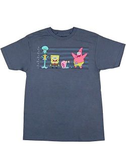 Spongebob Bikini Bottom Lineup Men's T-Shirt