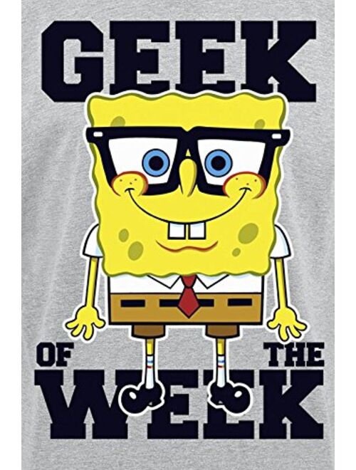 Officially Licensed Merchandise Sponge Bob Geek of The Week T-Shirt