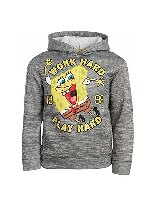 Nickelodeon Spongebob Squarepants Fleece Pullover Black Hoodie