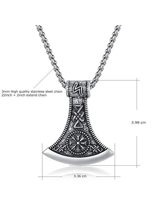 Holyheart Pewter Viking Necklace Norse Amulet Pendant Necklace Celtic Pagan Jewelry Viking Gift Jewelry