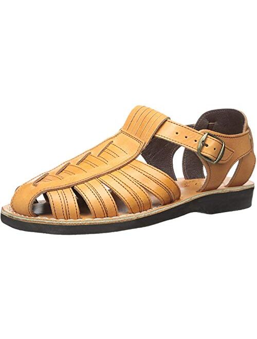 Barak - Leather Closed Toe Sandal - Mens Sandals