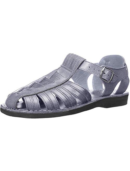 Barak - Leather Closed Toe Sandal - Mens Sandals