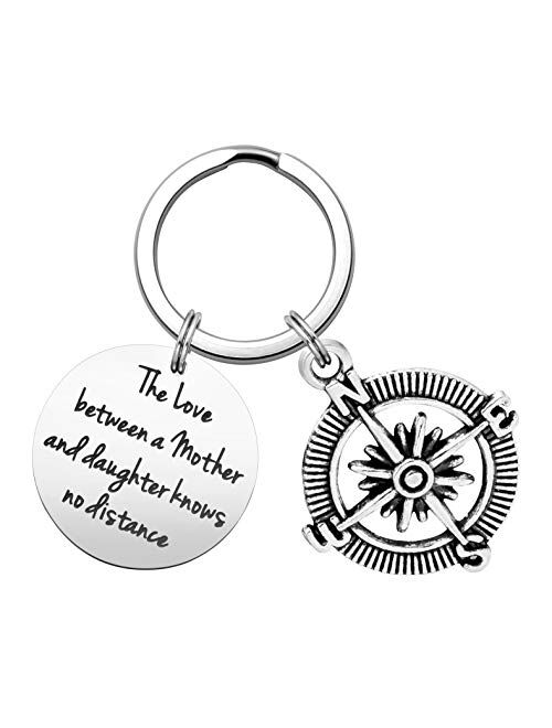 Motivational Jewelry Stainless Steel Encouragement Keyrings Inspirational Keychain for Women