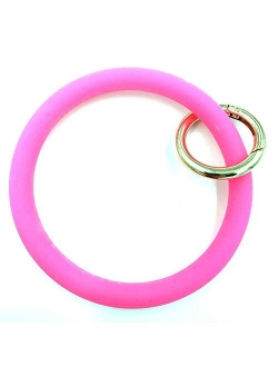 Silicone Key Ring Keyring Bangle Keychain Wristlet Key Chain Wristlet Key Ring