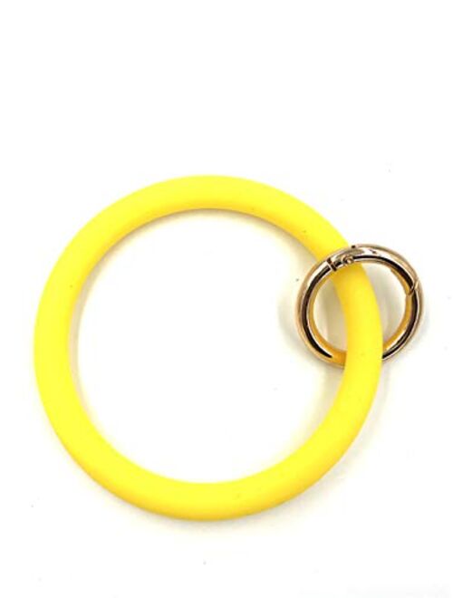 Silicone Key Ring Keyring Bangle Keychain Wristlet Key Chain Wristlet Key Ring