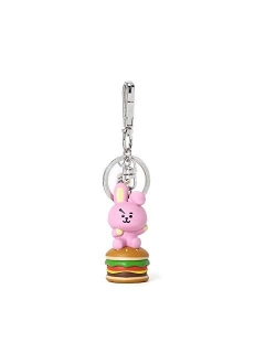 Bite Series Character Cute Mini Figure Keychain Key Ring Bag Charm with Clip