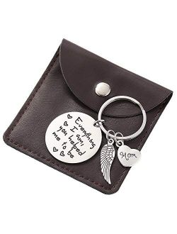 Mom Gifts Keychain from Daughter, Mothers Day Gifts for Mom Birthday Christmas