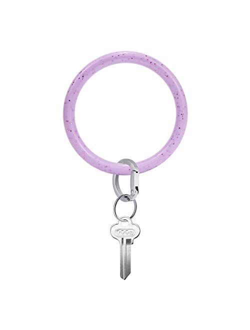 Townshine Bangle Key Ring Wrist Keychain Bracelet Round Silicone Keyring Holder For Women Girls