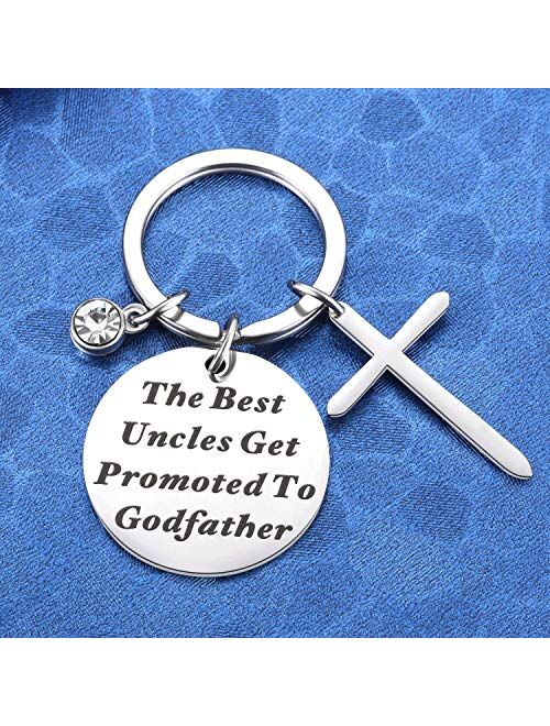 JZSTA Baptism Gift for Godparents, Christening Godparents Announcement Gifts Present Idea for Godmother Godfather