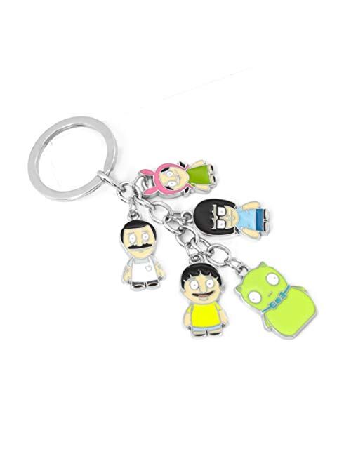 WinVI Bobs burgers Metal Charm Keychain Keyring