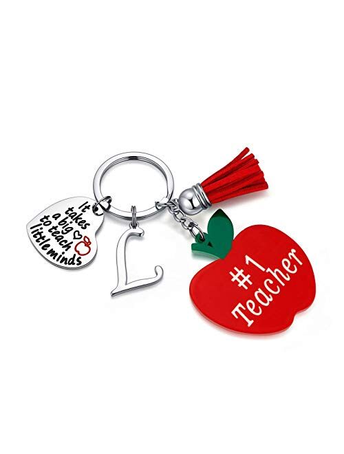 Teacher Gifts for Women, Teacher Keychain Thank You Gifts for Women