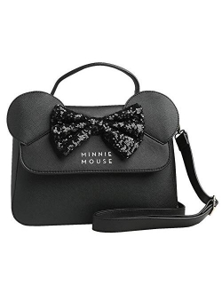 Disney Minnie Mouse Crossbody Bag with Ears and Bow