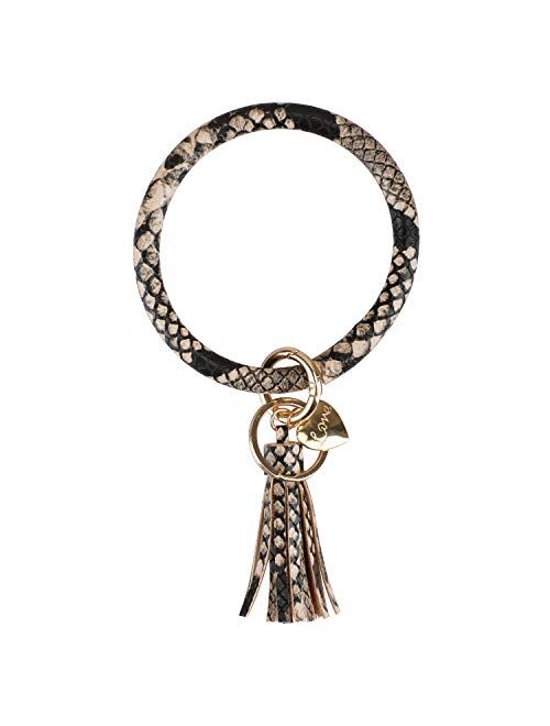 Key chain women VanCaLen key ring bracelet Wristlet Keychain Bangle Keyring