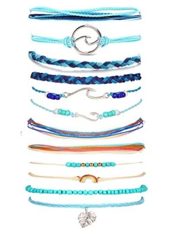 choice of all Summer String Wave Bracelets Adjustable Friendship Strand Bracelet For Women Girls Jewelry