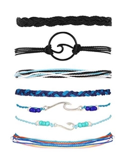 choice of all Summer String Wave Bracelets Adjustable Friendship Strand Bracelet For Women Girls Jewelry