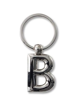 IF Metal Letter Keyring Personalised Alphabet Letters