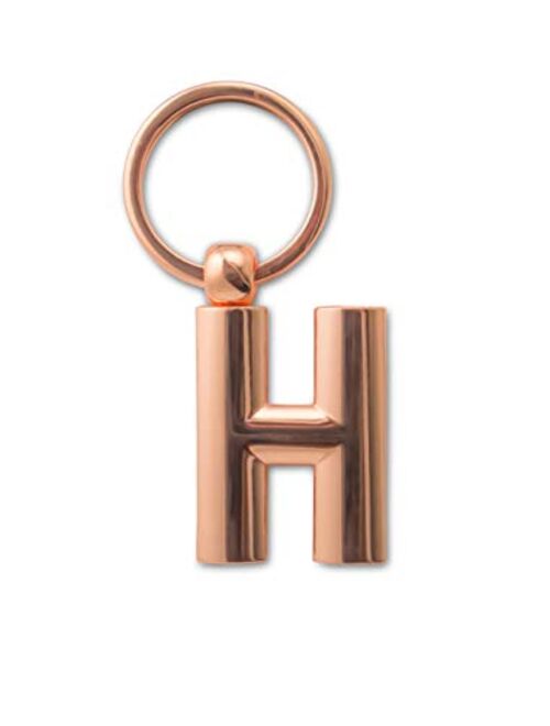 IF Metal Letter Keyring Personalised Alphabet Letters