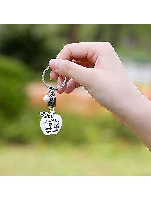 Teacher Appreciation Gifts for Women, Teacher Keychain Christmas Valentines Gifts for Teachers