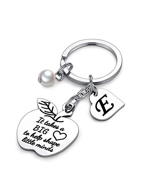 Teacher Appreciation Gifts for Women, Teacher Keychain Christmas Valentines Gifts for Teachers