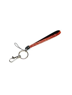 WigsPedia Rhinestone Crystal Bling Wrist Strap Key Chain (Wristlet)