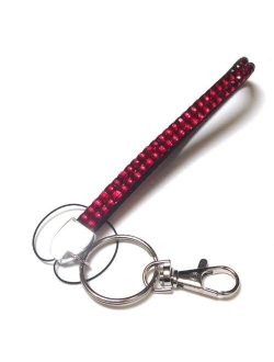 WigsPedia Rhinestone Crystal Bling Wrist Strap Key Chain (Wristlet)