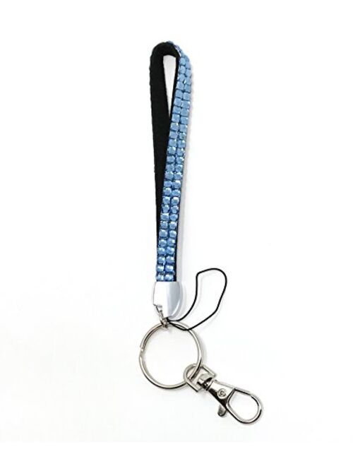 WigsPedia Rhinestone Crystal Bling Wrist Strap Key Chain (Wristlet)