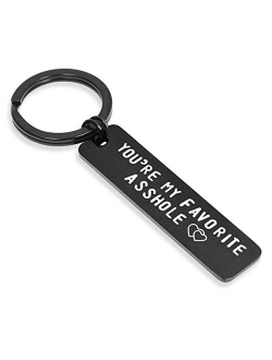 Gift for Wife I Hope Your Day is As Nice As Your Butt Keychain Funny Surprise for Hubby,Boyfriend,Girlfriend