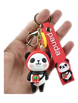 Letshopping Panda Hometown Cute Panda Keychain