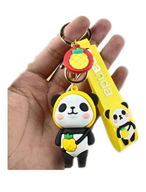 Letshopping Panda Hometown Cute Panda Keychain