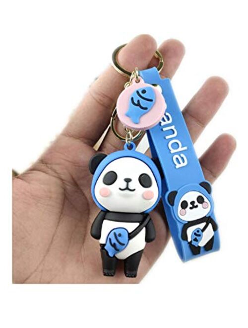 Letshopping Panda Hometown Cute Panda Keychain