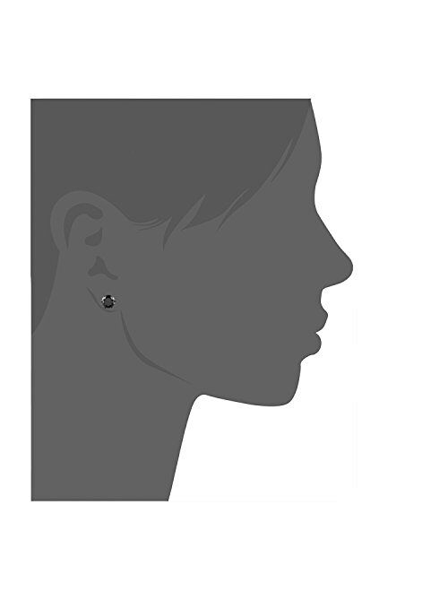 Long Way Stainless Steel Stud Earrings set Cubic Zirconia Inlaid,3mm-8mm 6Paris