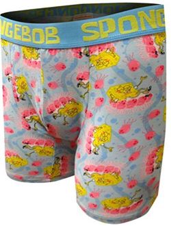 Underboss Men's Spongebob Jellyfishing Boxer Briefs