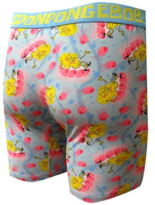 Underboss Men's Spongebob Jellyfishing Boxer Briefs