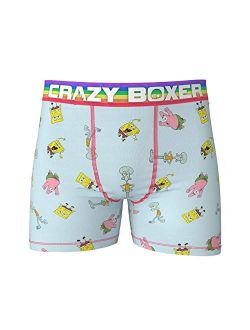 Crazy Boxer Spongebob Crew Classic Boxer Briefs X-Large Blue