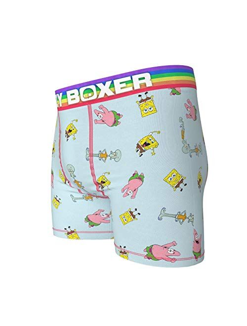 Crazy Boxer Spongebob Crew Classic Boxer Briefs X-Large Blue