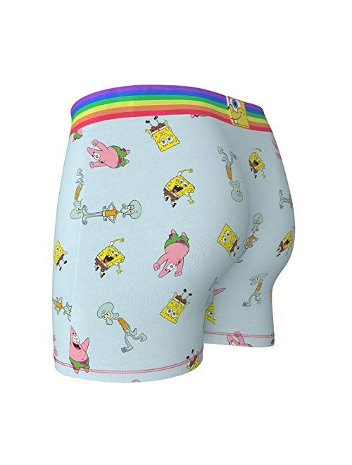 Crazy Boxer Spongebob Crew Classic Boxer Briefs X-Large Blue