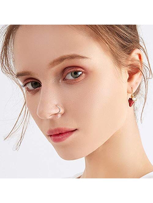 ONESING 38-72 PCS 20G Nose Rings for Women Nose Studs Nose Piercing Jewelry Nose Ring Hoop Screw 316L Stainless Steel for Women Men