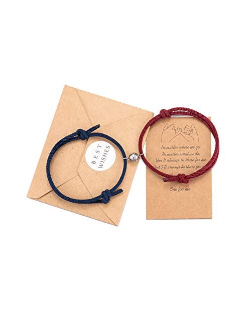 Tarsus Magnetic Couple Bracelet Set Vows of Eternal Love Jewelry Gifts for Couple Bestfriend