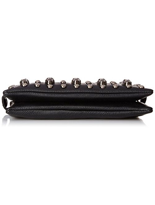 MG Collection Quina Skulls Mini Studded Shoulder Cross-Body Handbag