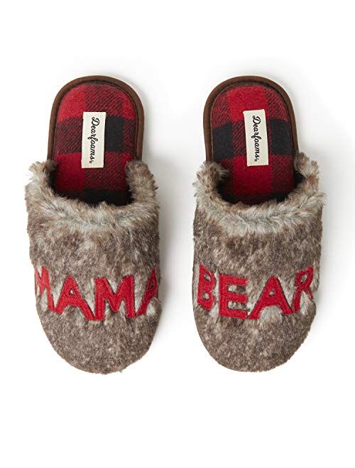 Dearfoams Women's Mama Bear Slipper