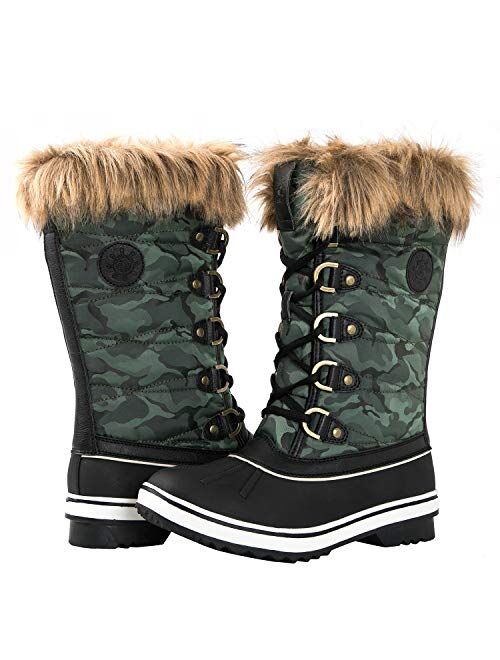 GLOBALWIN Women's 1837 Winter Snow Boots